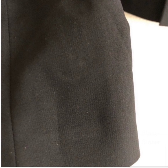 Ulla Johnson Black Open Front Lightweight Blazer Wool Silk - Picture 9 of 9